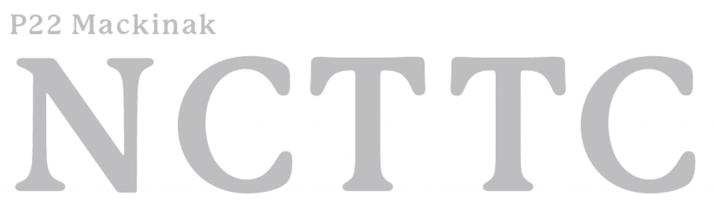 NCTTC in P22 Mackinak font